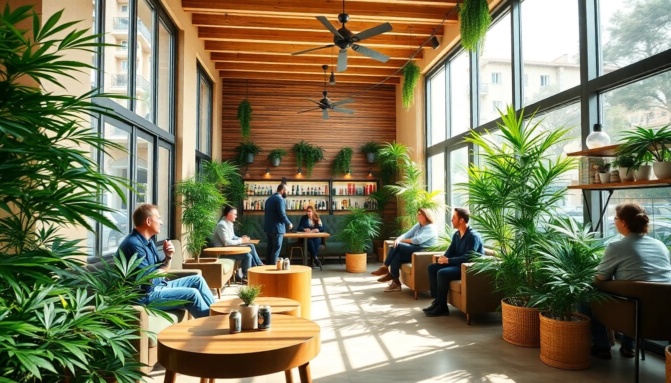 Costa Brava Cannabis Club members enjoying a welcoming and vibrant atmosphere.