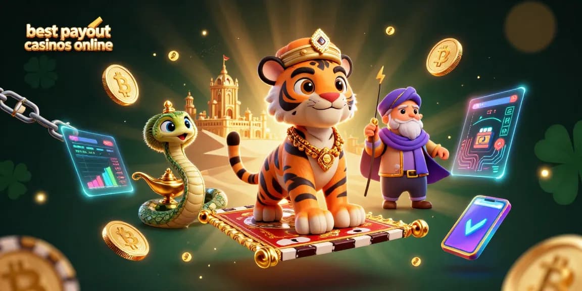 Win big at the best payout casinos online with thrilling 3D illustrations of gaming excitement.