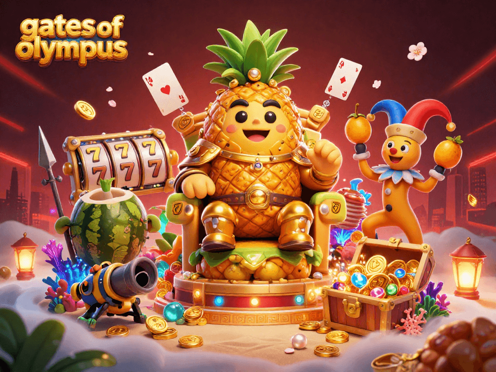 Spin the reels of gates of olympus with the golden pineapple king and his magical treasure!