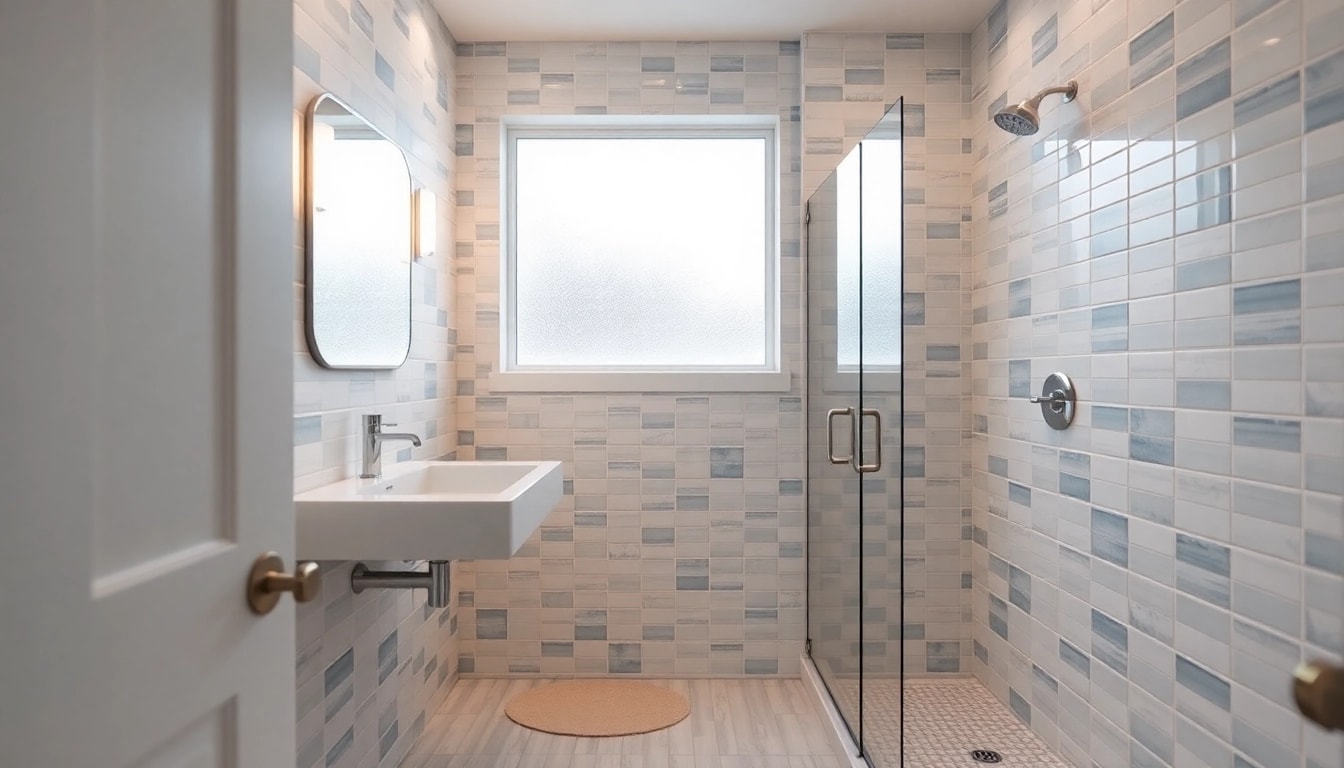 Transforming a small bathroom remodel with modern designs and natural light for a stylish appearance.