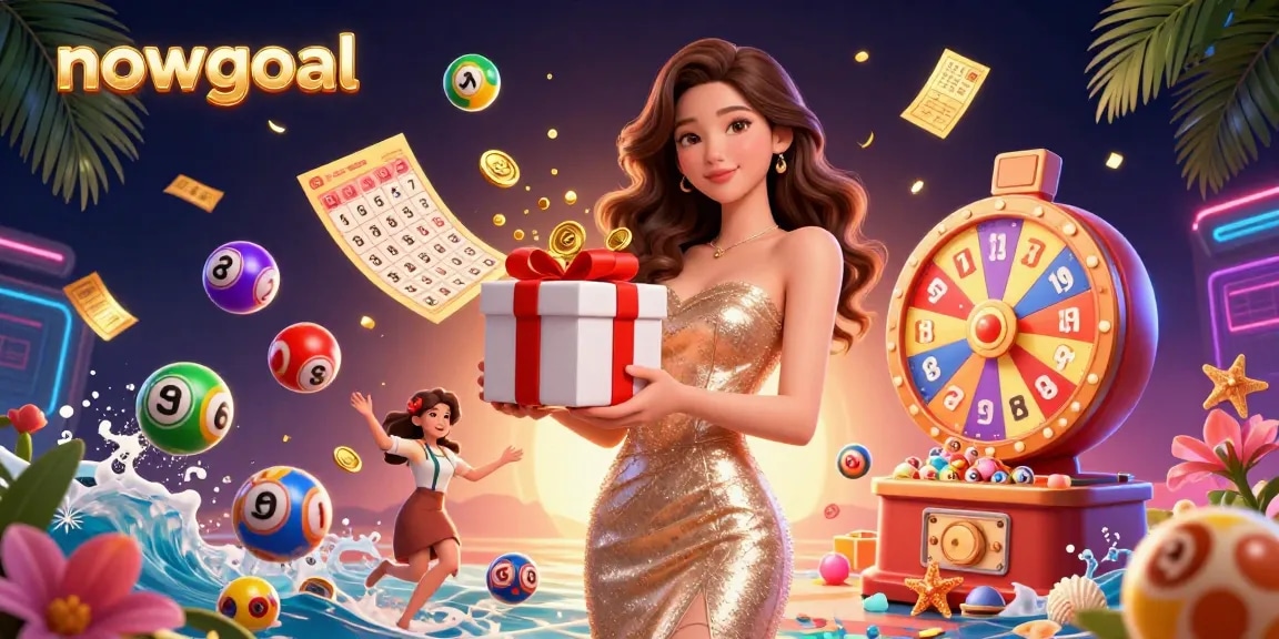 Experience the excitement of nowgoal with real-time updates in a vibrant casino scene.
