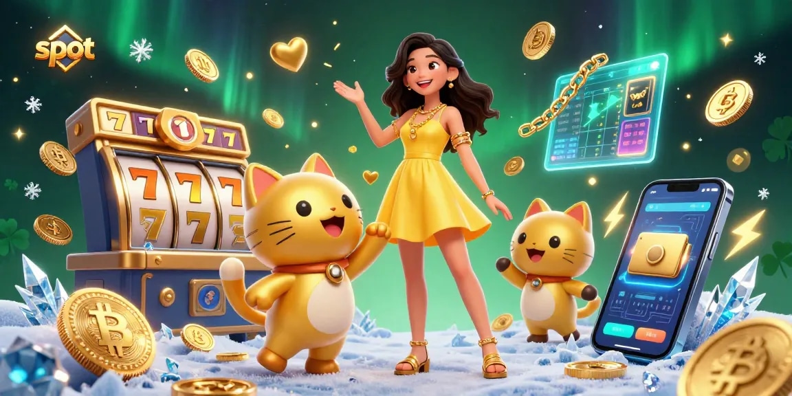 Experience thrilling slot gameplay with vibrant graphics of an Asian woman and a lucky cat.