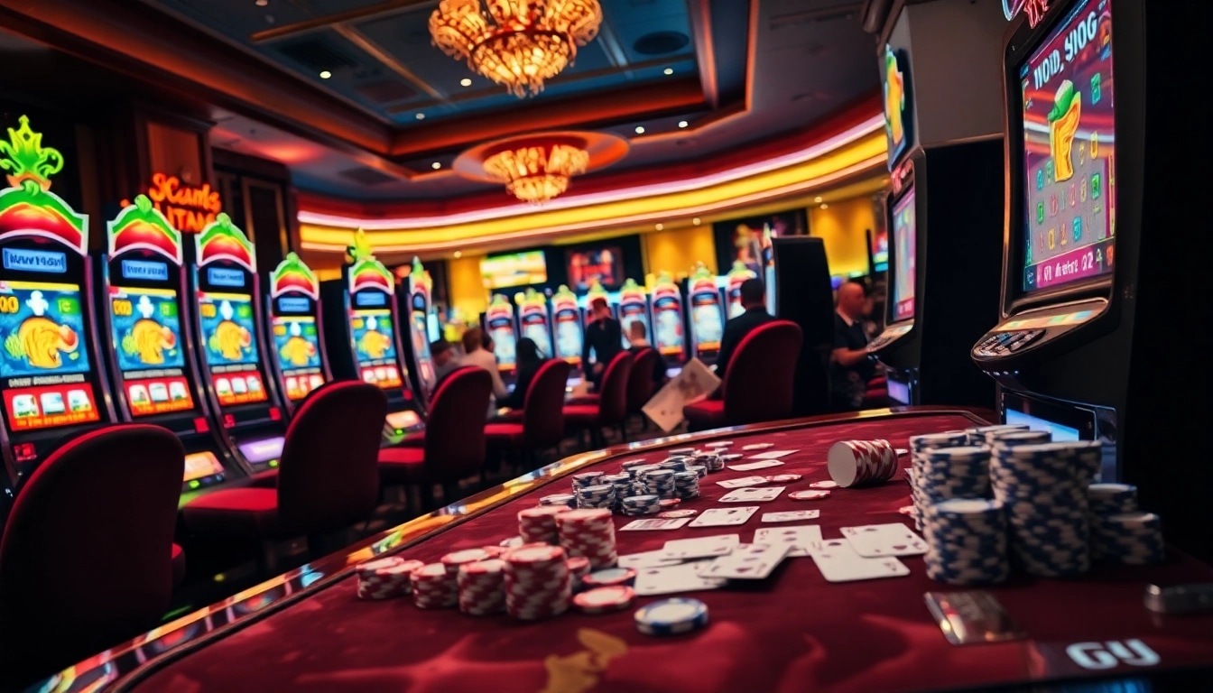 Try your luck on the slot demo scatter hitam machines with vibrant casino visuals.