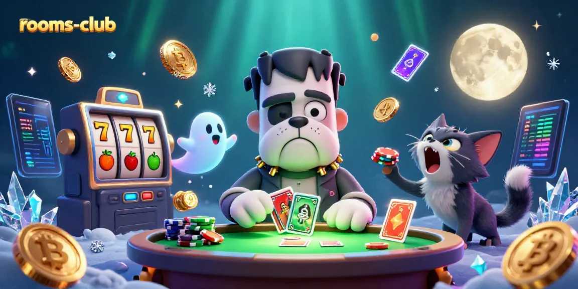 Menangkan permainan slot online di rooms-club dengan karakter kartun menyenangkan dan suasana ceria.