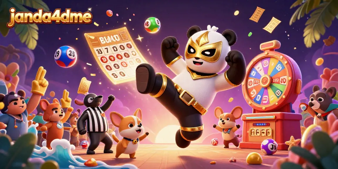 Mengakses janda4dme, menyaksikan panda petinju terbang dengan semangat di tengah suasana kasino yang seru.