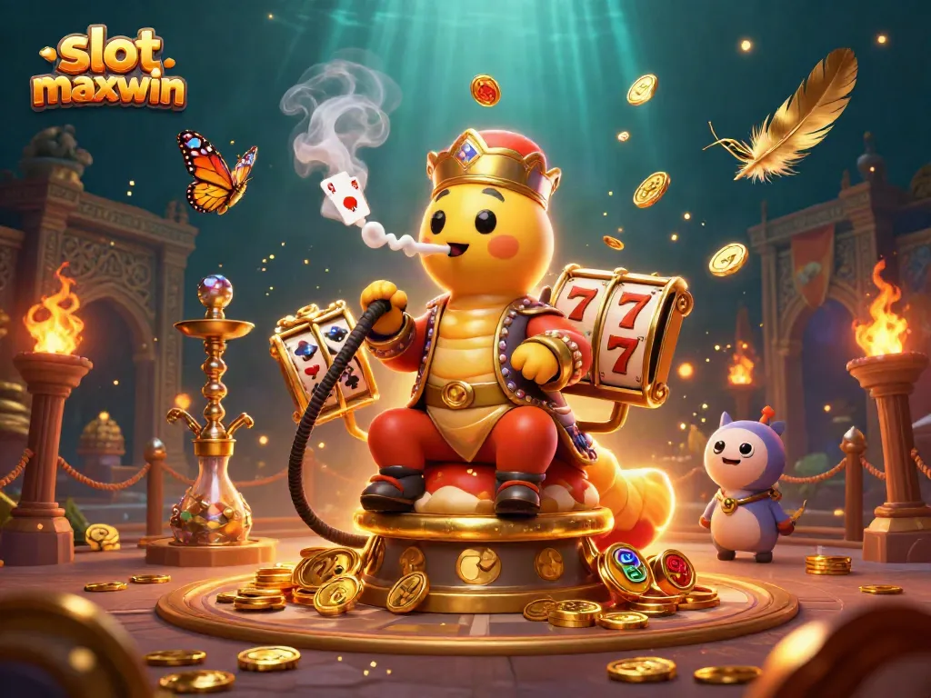 Experience thrilling gameplay with slot maxwin, capturing excitement in a vibrant casino scene.