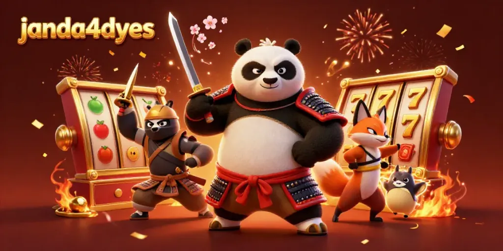 Menggairahkan permainan dengan janda4dyes melalui ilustrasi slot 3D yang fantastis dan elemen perjudian.
