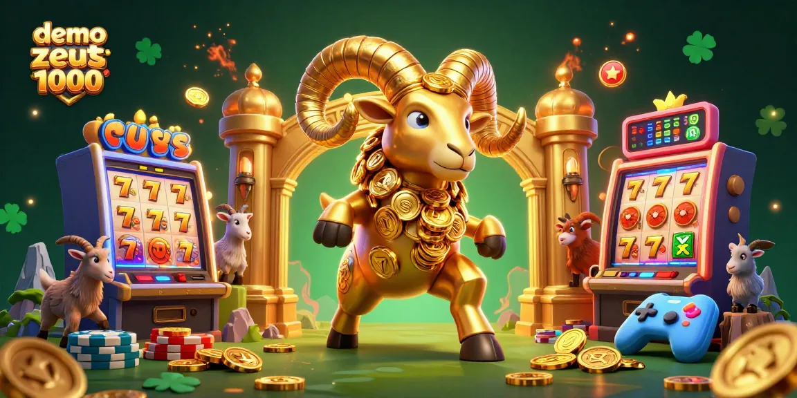 Experience the excitement of demo slot zeus 1000 with colorful slot machines and dynamic golden characters.