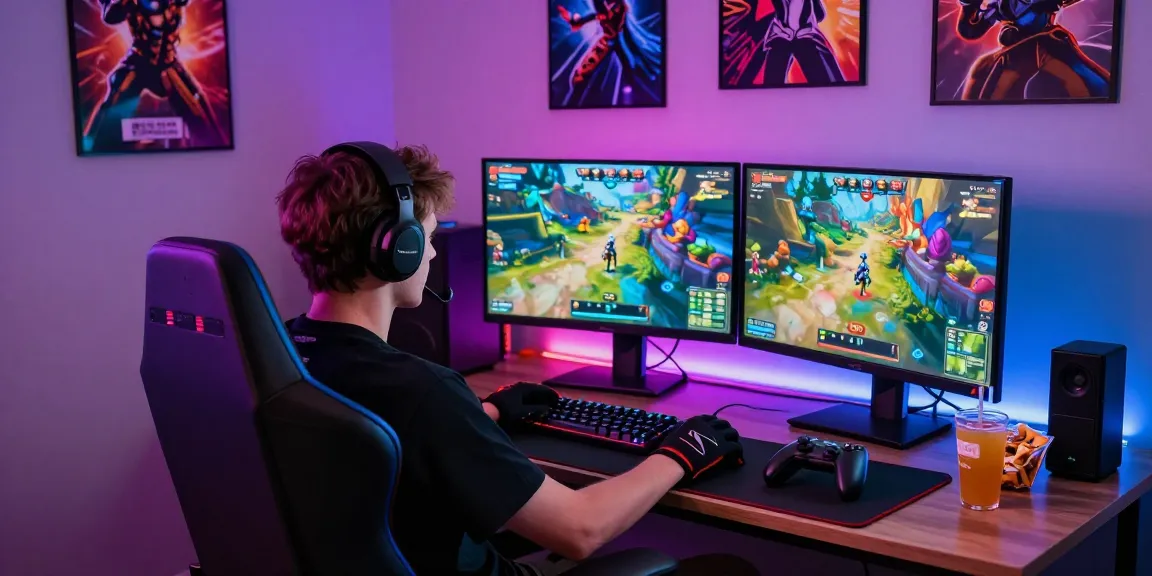Exciting gaming setup showcasing cika4d experience with vibrant colors and immersive technology.