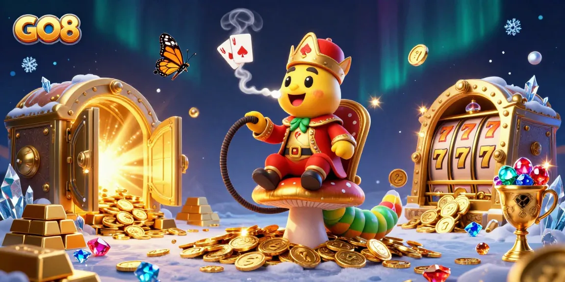 Experience thrilling wins at GO8's vibrant casino with engaging slot features, gold treasures, and enchanting characters.