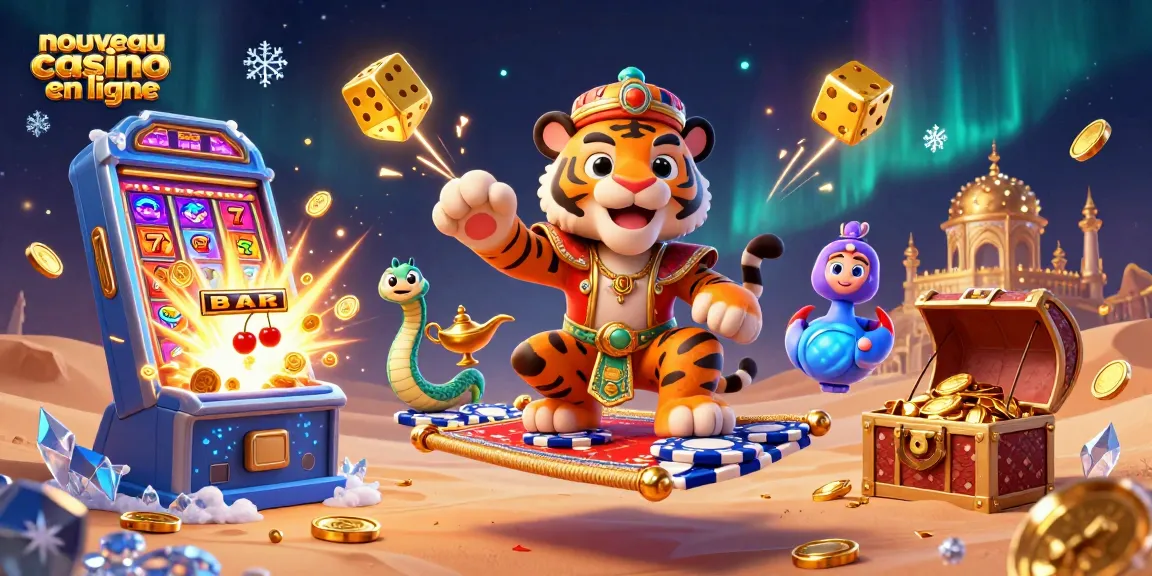 Jouez avec le nouveau casino en ligne au cœur d'une scène de jeu dynamique et magique.