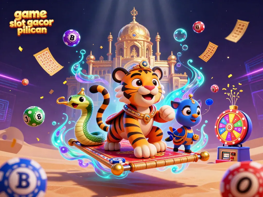 Menangkan game slot gacor pilihan dengan keberuntungan dalam ilustrasi kasino yang dinamis.