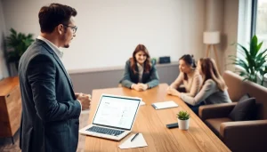 Understand life insurance options with a professional advisor in a modern setting