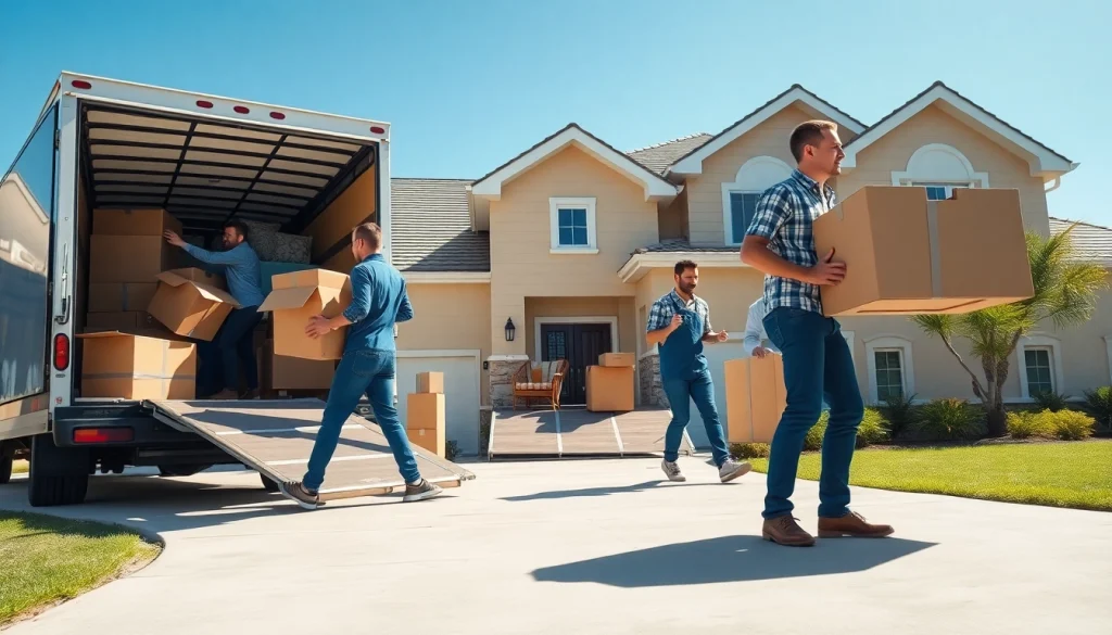 Best moving company in Vancouver experts loading furniture into a moving truck showcasing professionalism.