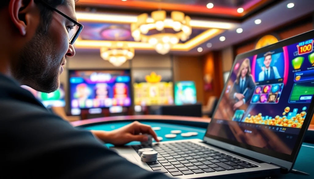 Experience the thrill of Canada casinos online with high-stakes gaming in a vibrant environment.