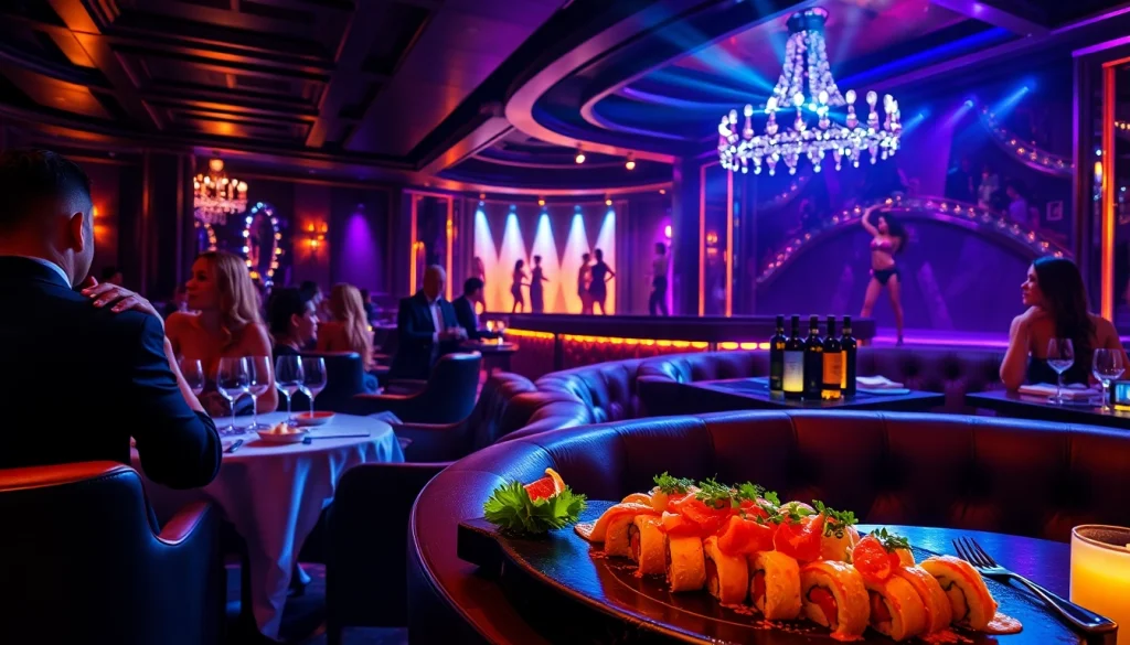 Dine and enjoy immersive entertainment at Club Noir, the top dinner sxm experience in St. Martin.