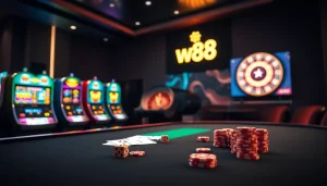 Experience the excitement of gambling at ww88 with vibrant casino tables and engaging games.