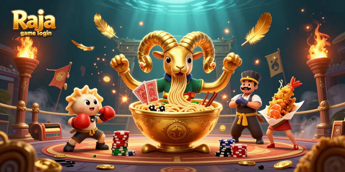 Experience exhilarating Raja game login action with vibrant casino characters and elements.