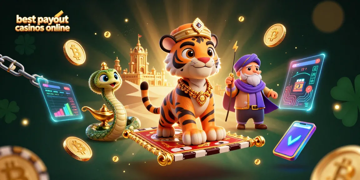 Win big at the best payout casinos online with thrilling 3D illustrations of gaming excitement.